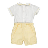 Kidiwi Barnabé Baby Boy Set - Yellow Cotton Linen