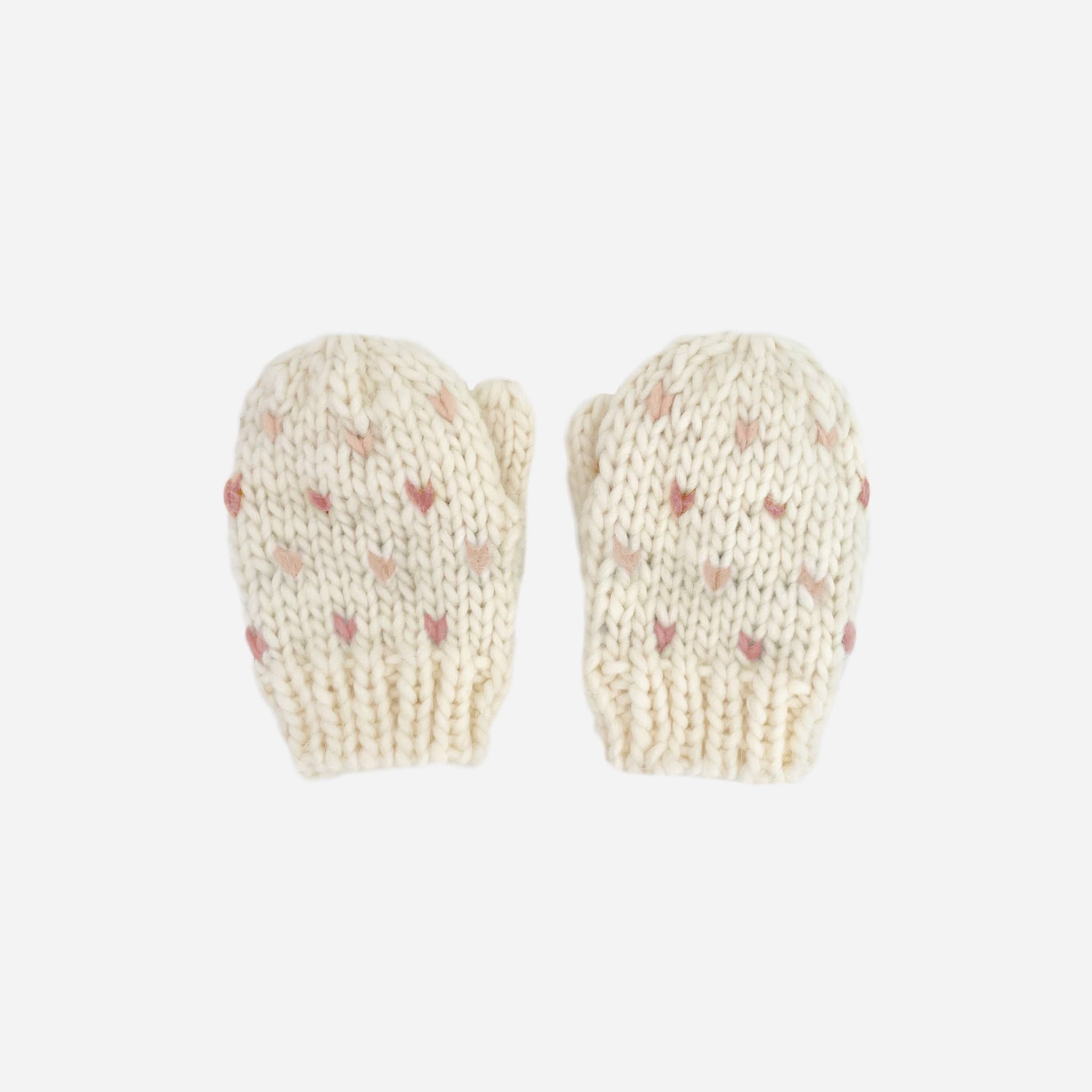Sawyer Mittens, Rose | Baby & Kids Gloves | Valentine's Day: M; 2-5y