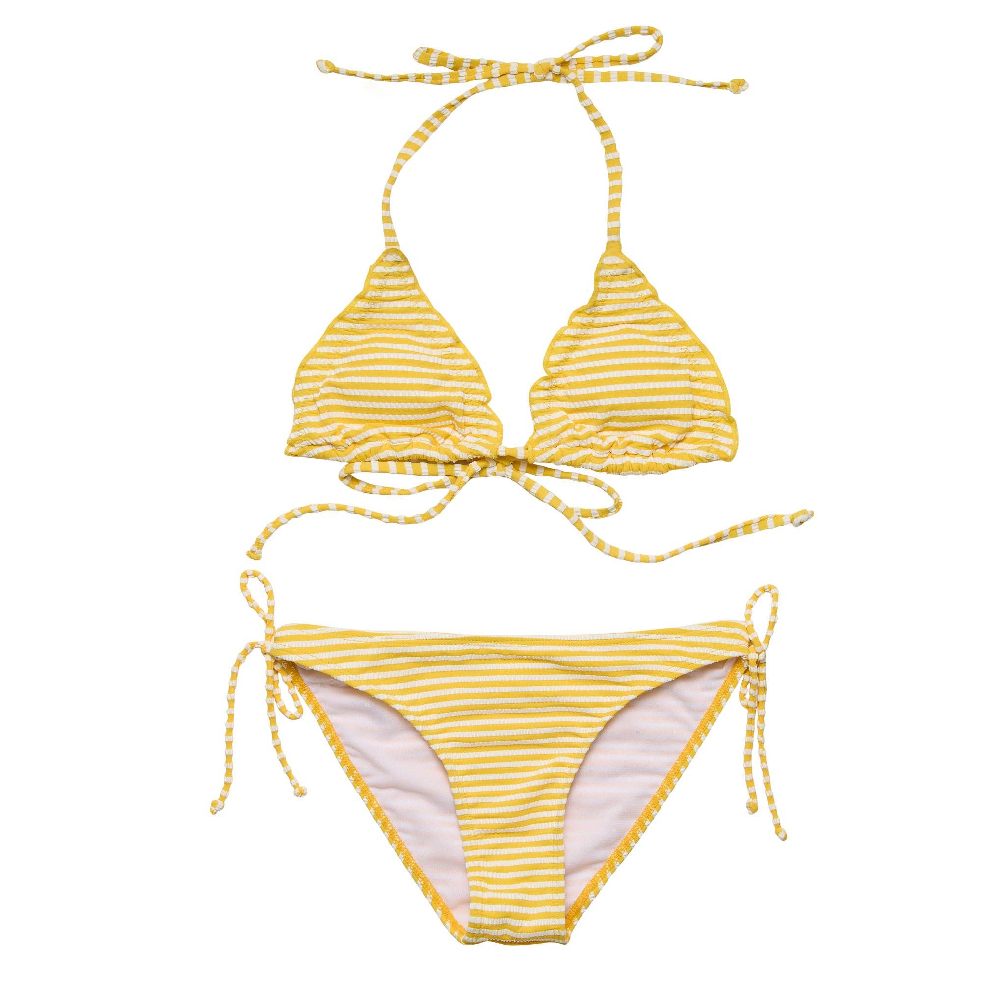 Sunshine Stripe Teen Triangle Bikini