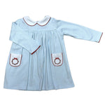 Knit Float Girls Dress Christmas Wreaths Collection