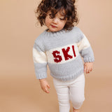 Ski Sweater, Bowie Grey Kids Baby Apparel Winter: XS; 6-12M