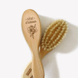 Wooden Baby Brush - Duck