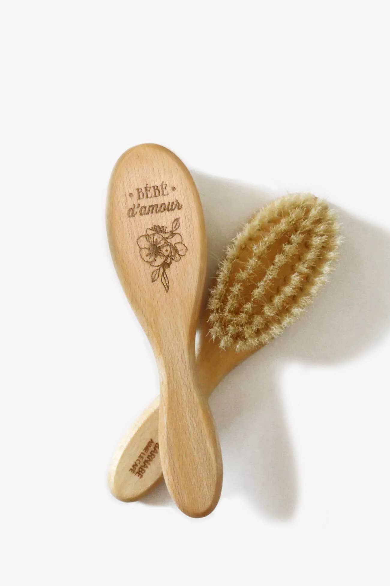 Wooden Baby Brush - Duck