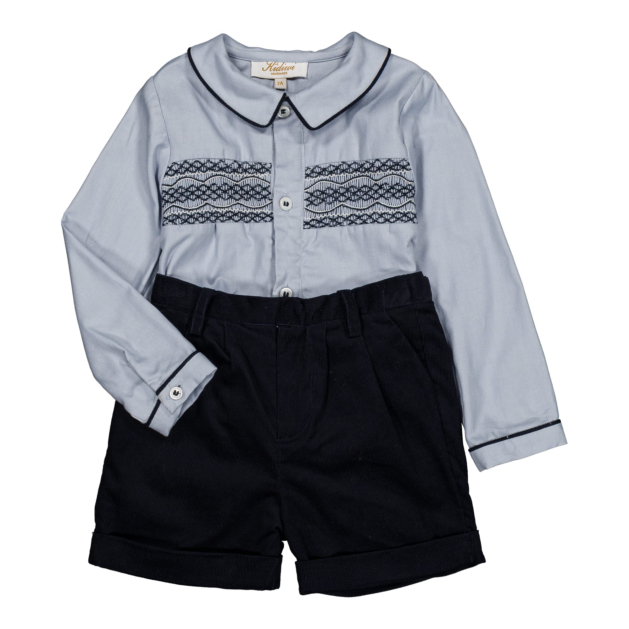 Kidiwi Benoît smocked boy set