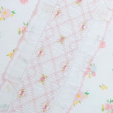 English Roses - Baby Girl Smocked Blanket