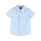 Blue Gingham Easter Bunny Dress Shirt