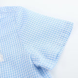 Blue Gingham Easter Bunny Dress Shirt