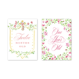 Floral Crest: Milestone Cards - Set of 15