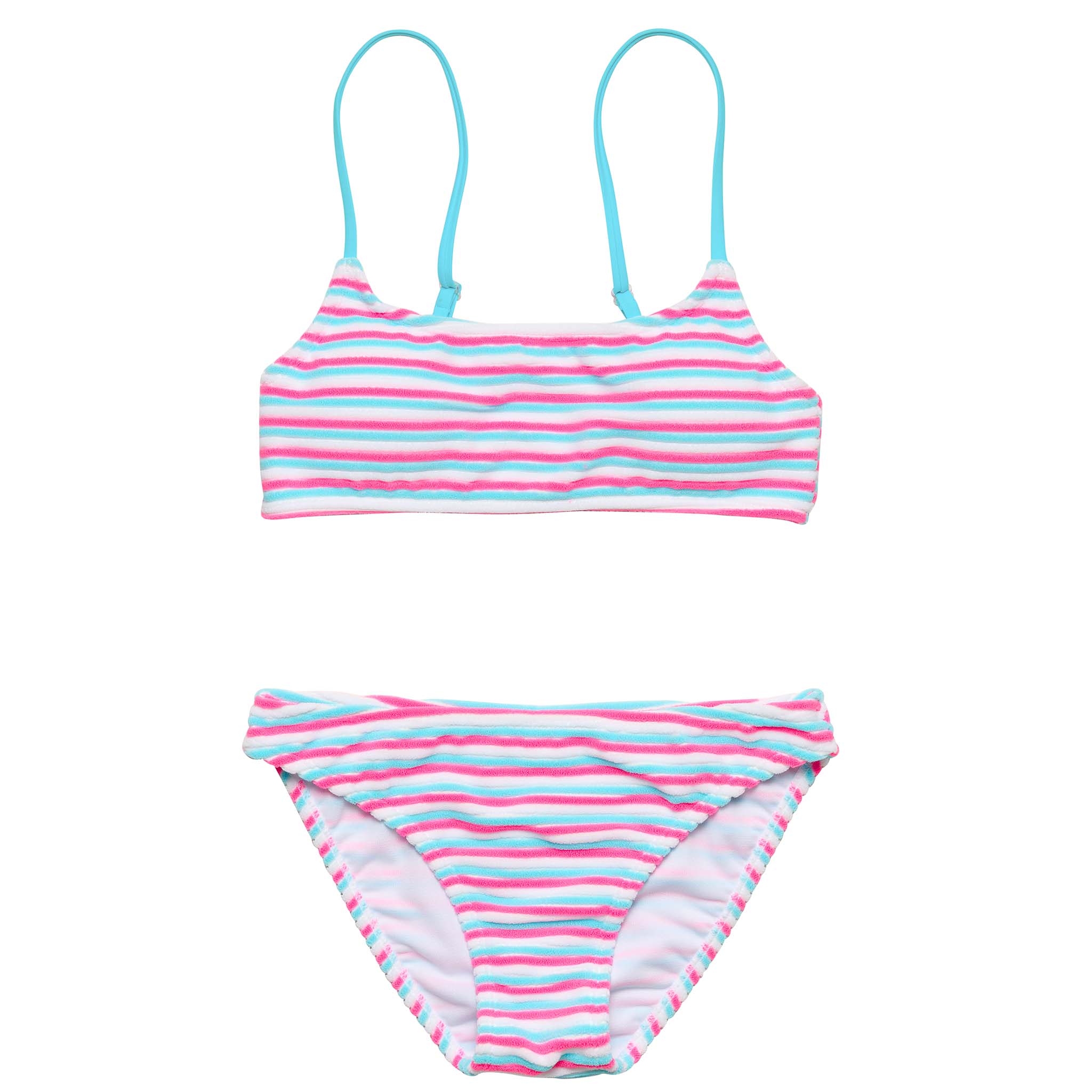 Sorbet Stripe Teen Crop Bikini