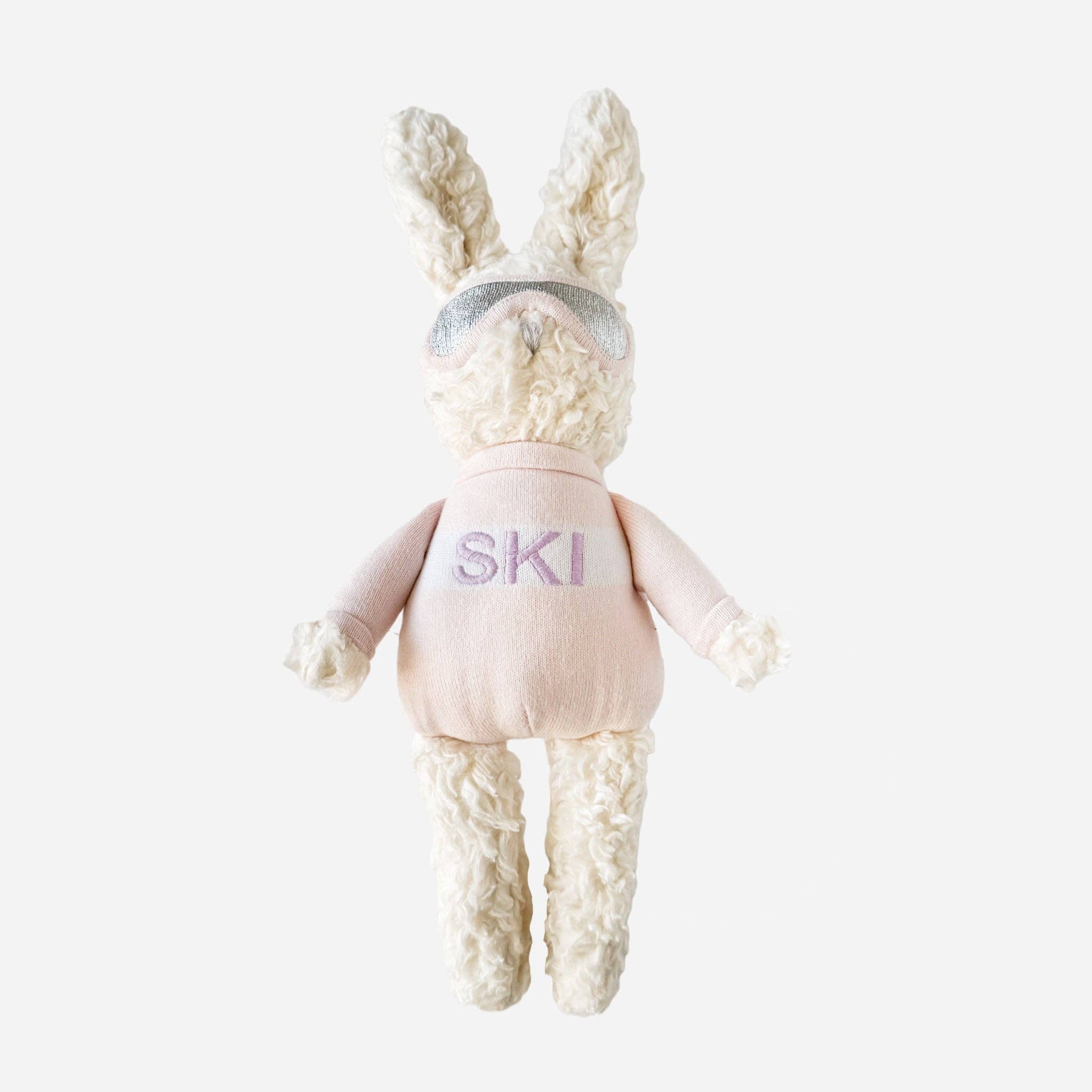 Plush Bunny Ski Toy Baby Kid Stuffed Animal Snow Resort Gift: Default Title