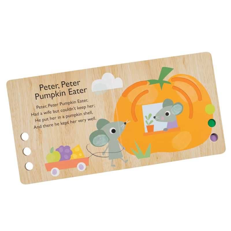 Touch and Trace Nursery Rhymes: Five Little Pumpkins by Editors of Silver Dolphin Books: Board Books; 10 pages / English