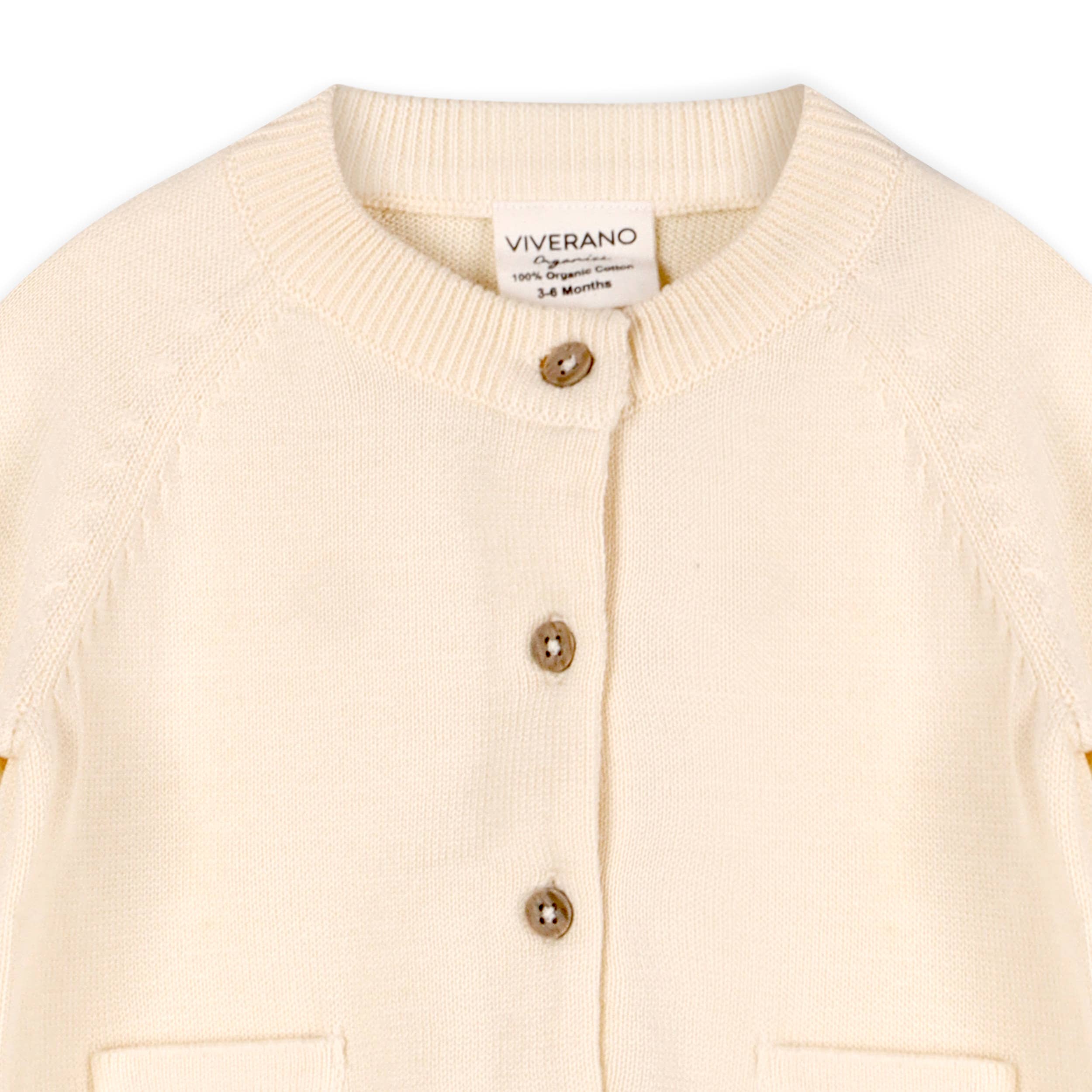 Milan Button Cardigan Sweater (Organic Cotton)