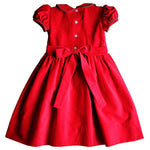 Christmas Time Girl's Hand Smocked Dress