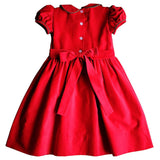 Christmas Time Girl's Hand Smocked Dress