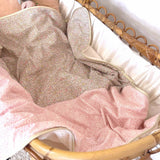 Baby blanket Liberty® fabric and fleece: Juliet