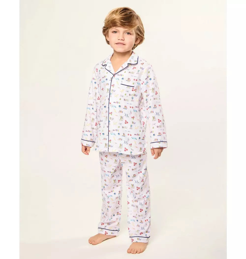 Petite Plume - Lessons in Literacy Twill Pajamas