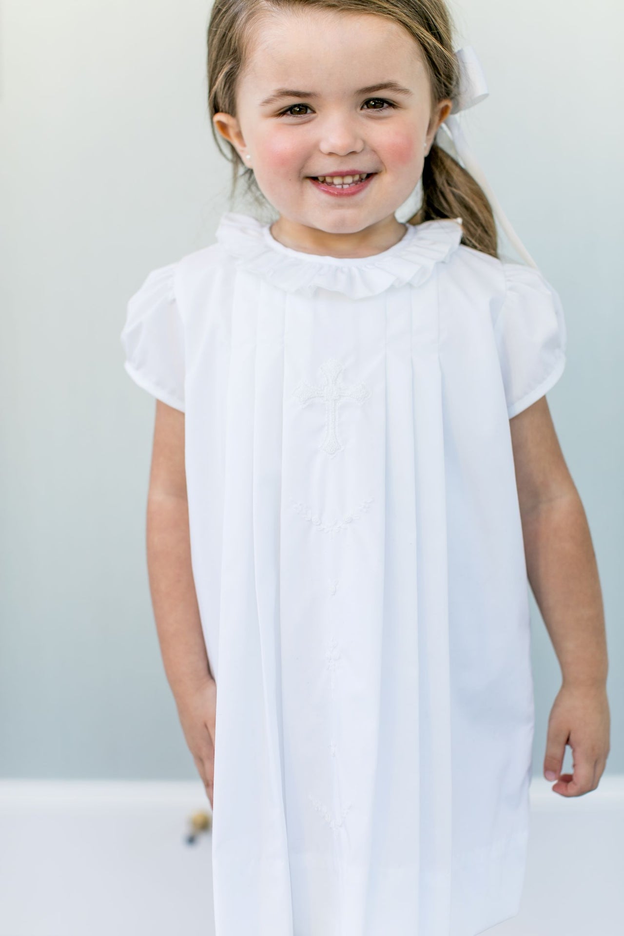 The Proper Peony White Cross Dress