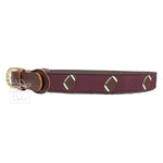Football Ribbon Belt - Maroon
