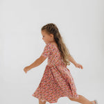 Short Sleeve Twirl Dress Posy Pop