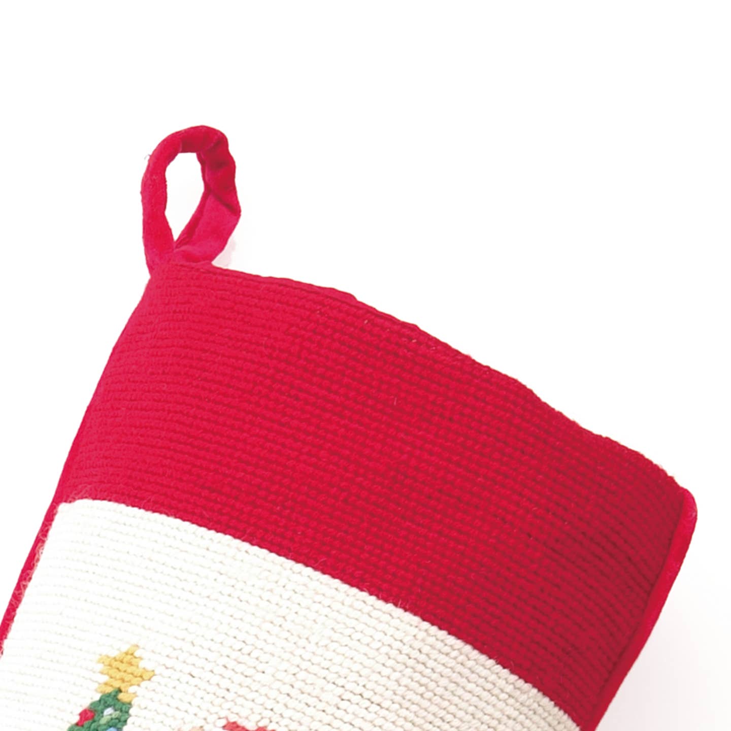Making Spirits Bright Needlepoint Stocking