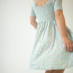 Short Sleeve Twirl Dress