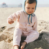 Milan Button Cardigan Sweater Blue (Organic Cotton)
