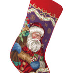 Christmas Santa Needlepoint Stocking