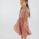 Short Sleeve Twirl Dress Posy Pop