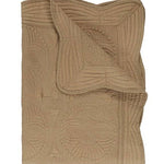 Heirloom Quilt - Baby Quilt Blanket Monogram: Cream