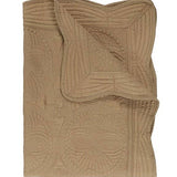 Heirloom Quilt - Baby Quilt Blanket Monogram: Pink