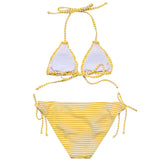 Sunshine Stripe Teen Triangle Bikini