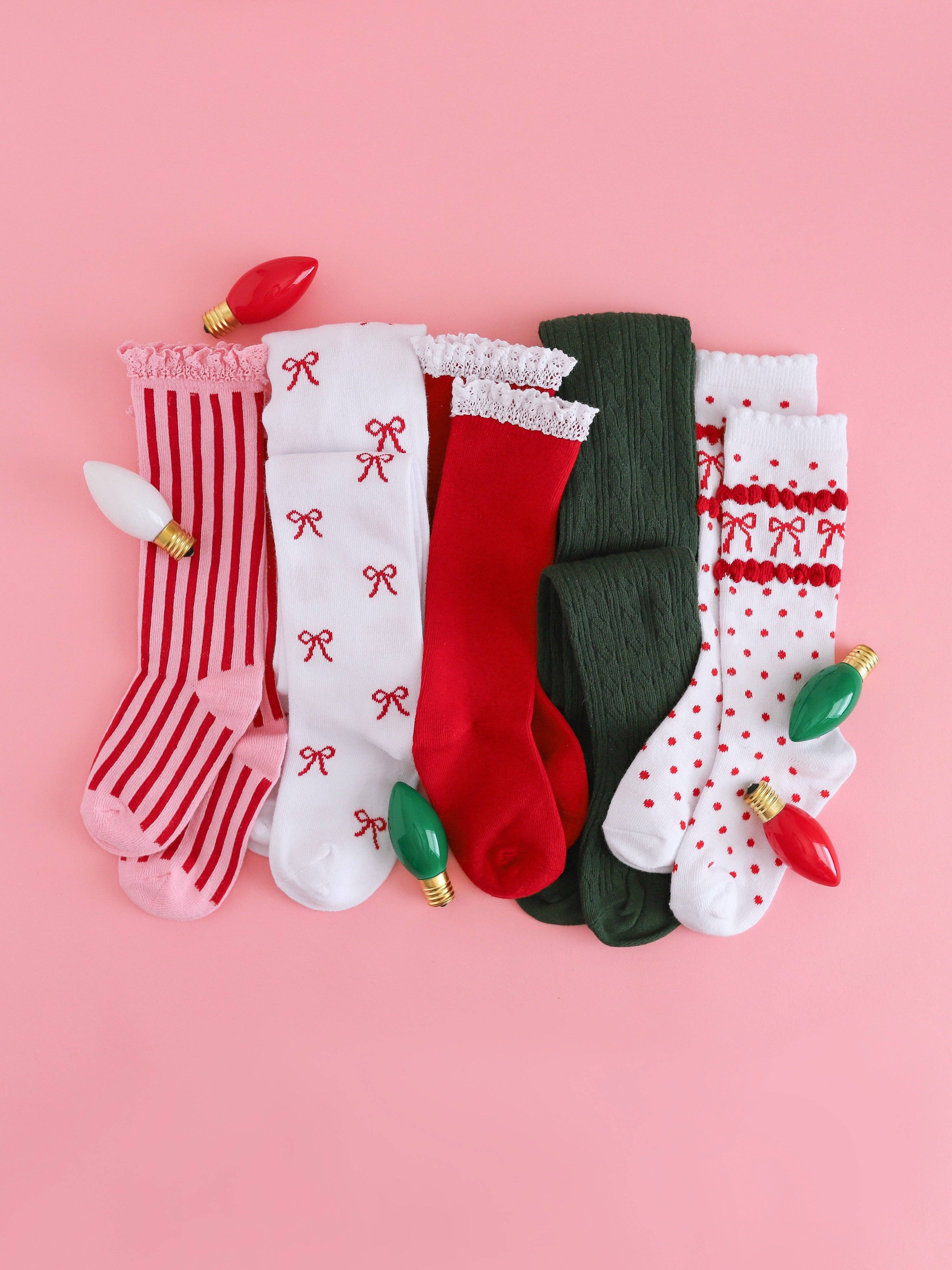 Bow Knit Tights