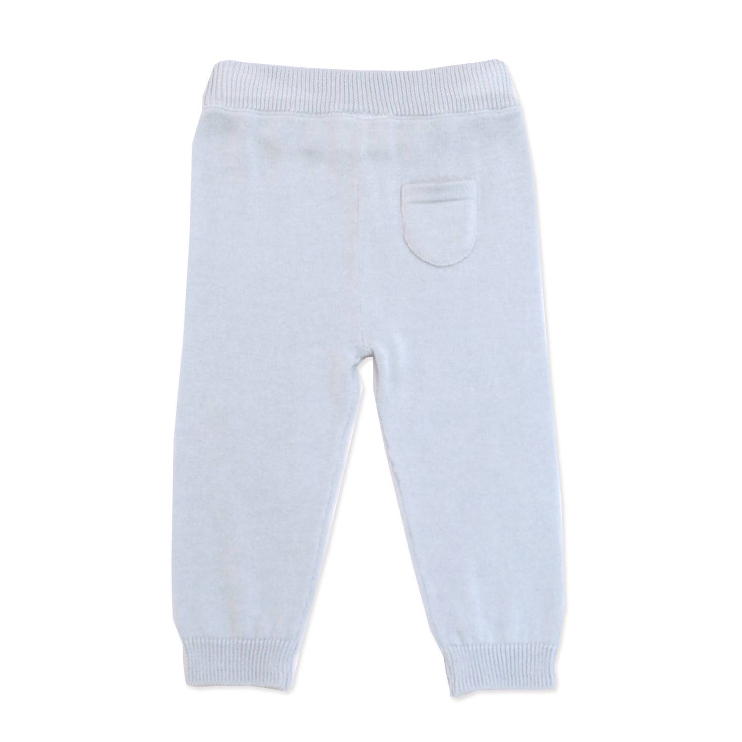 Milan Sweater Knit Pants Blue (Organic Cotton)