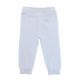 Milan Sweater Knit Pants Blue (Organic Cotton)