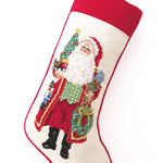 Making Spirits Bright Needlepoint Stocking