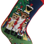 Christmas Bears Needlepoint Stocking