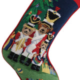 Christmas Bears Needlepoint Stocking