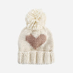 Heart Beanie Blush Kids Baby Hat Valentines Winter Love Gift: XS; 3-6mths