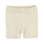 Theo Textured Polo Shirt & Shorts Set (Organic Cotton): Natural