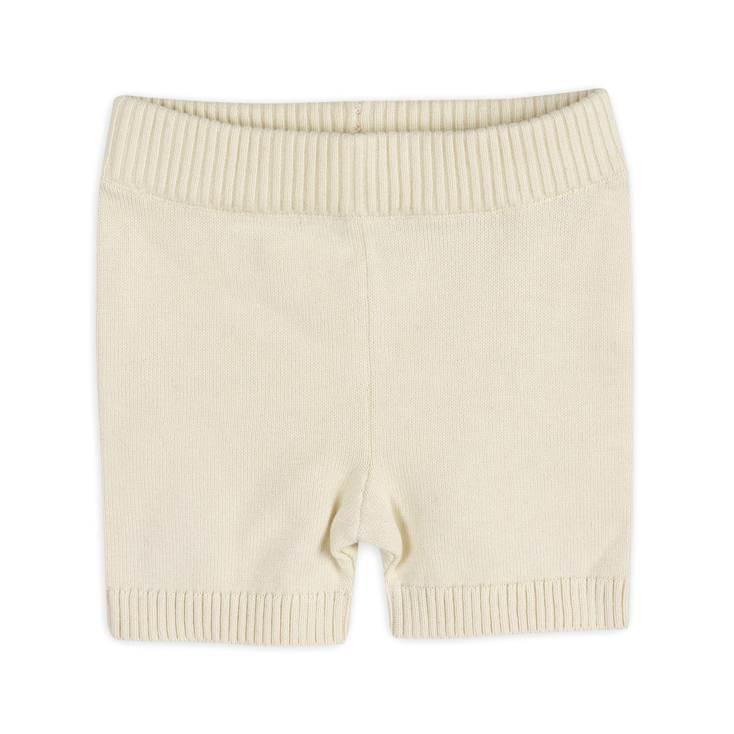 Theo Textured Polo Shirt & Shorts Set (Organic Cotton): Natural