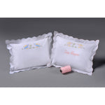 Hand Embroidered & Hand Scalloped Baby Sham