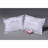 Hand Embroidered & Hand Scalloped Baby Sham