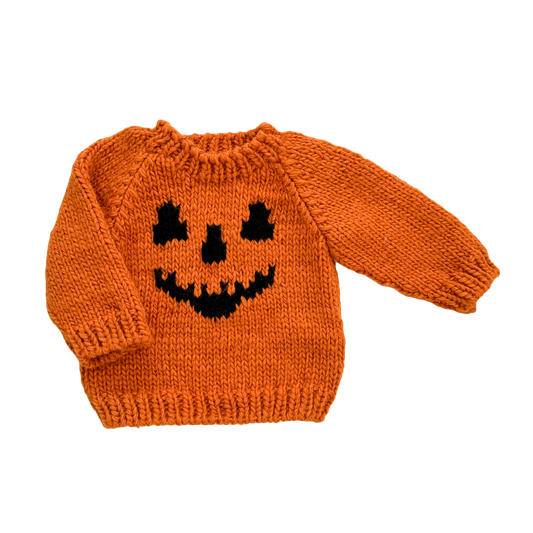 Jack-o-lantern Sweater | Baby Kid Halloween Pumpkin