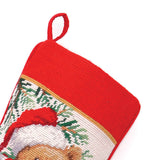 Teddy Bear Needlepoint Stocking