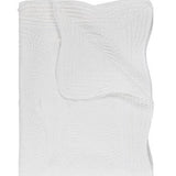 Heirloom Quilt - Baby Quilt Blanket Monogram: Cream