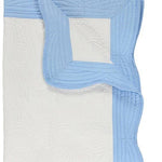 Heirloom Quilt - Baby Quilt Blanket Monogram: Pink