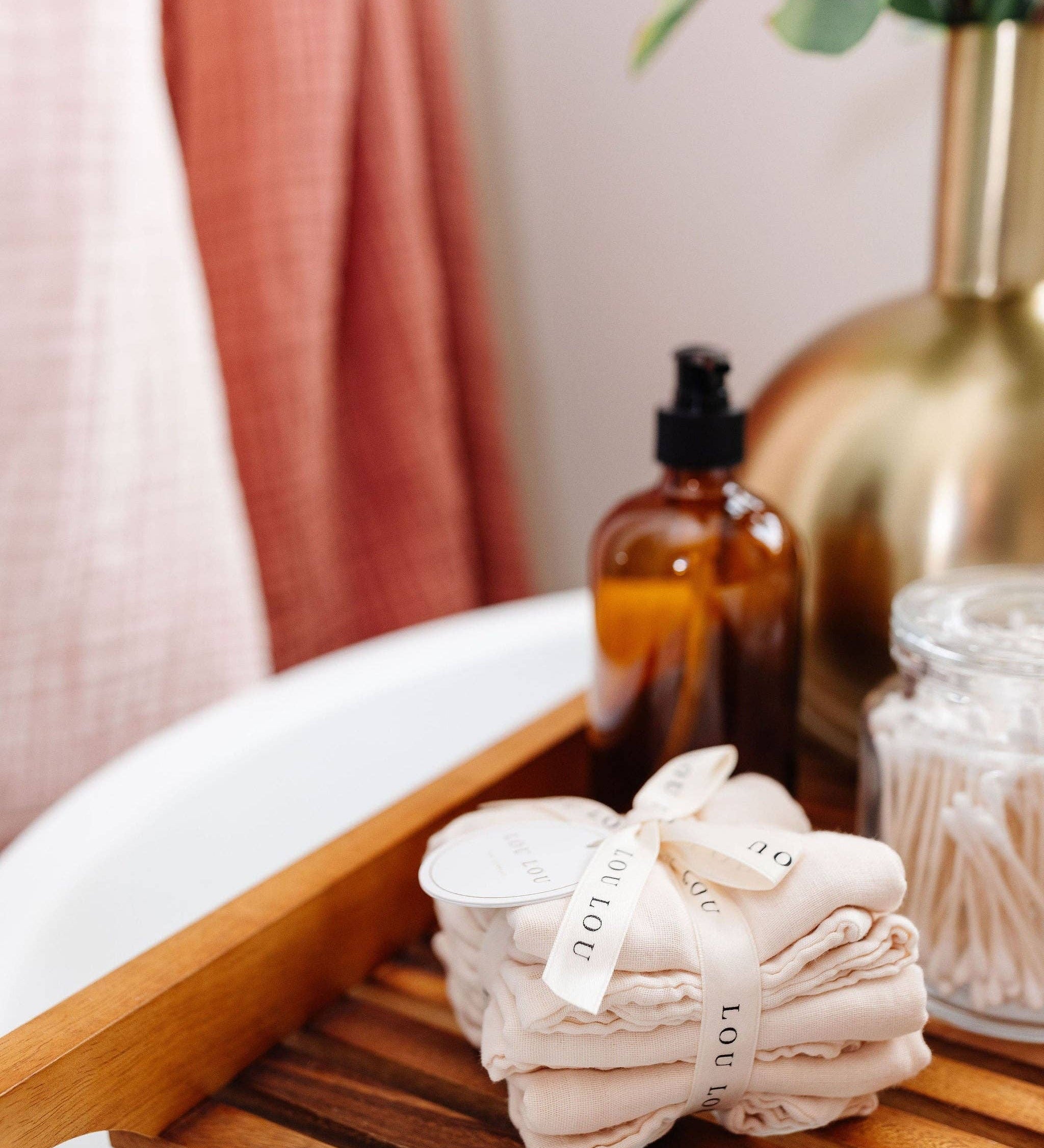 Bath - Washcloth 3 Pack - Cream