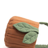 Pumpkin Basket | Quilted Storage Basket | Halloween Basket
