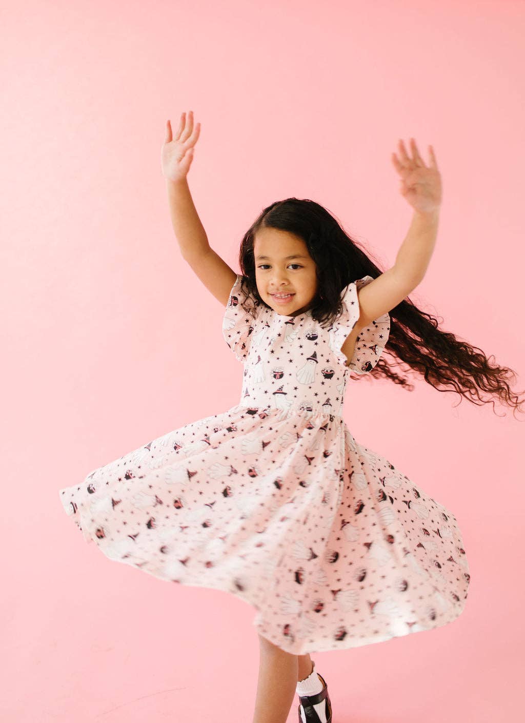 Pink Halloween Twirl Dress