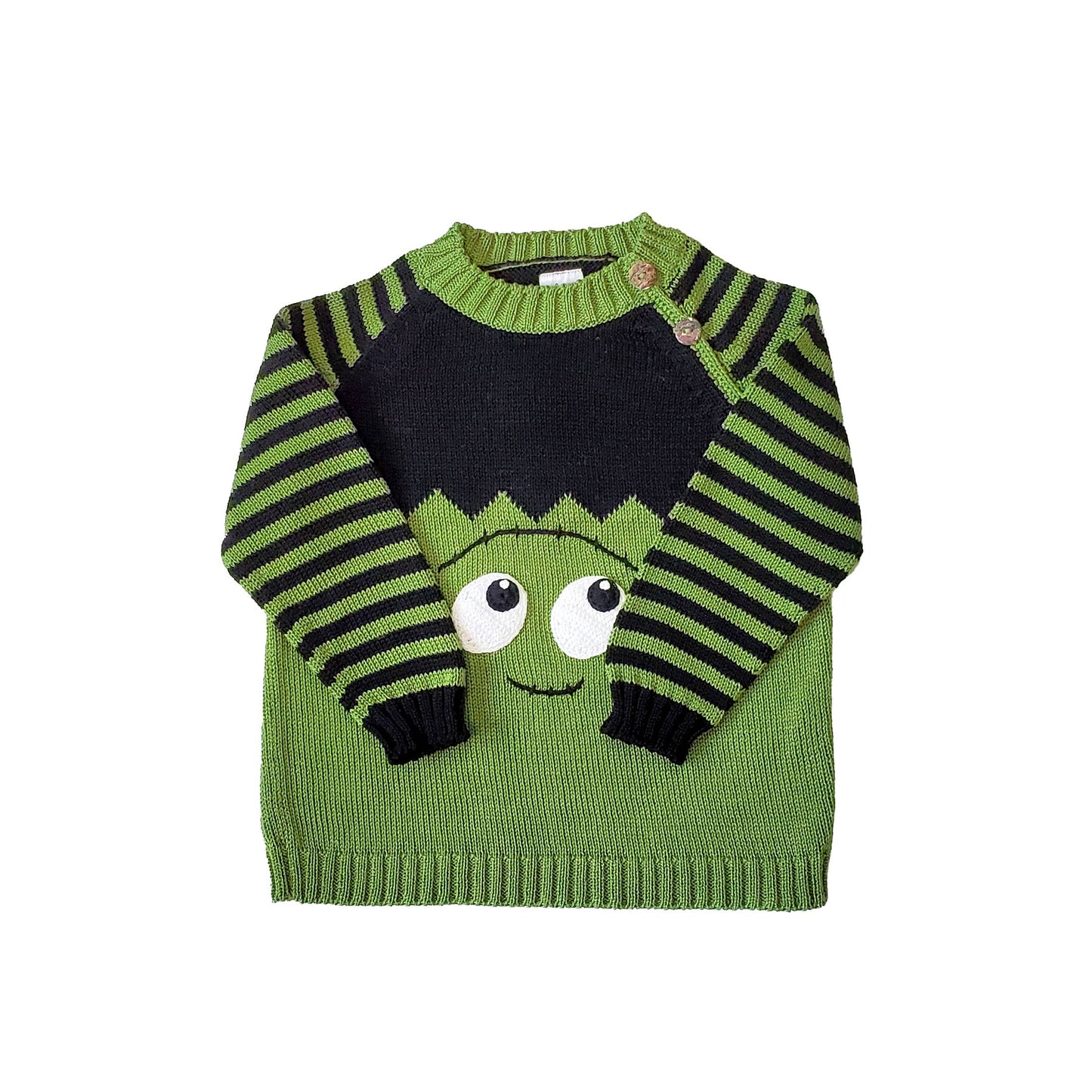 Little Monster Halloween Sweater: 12m